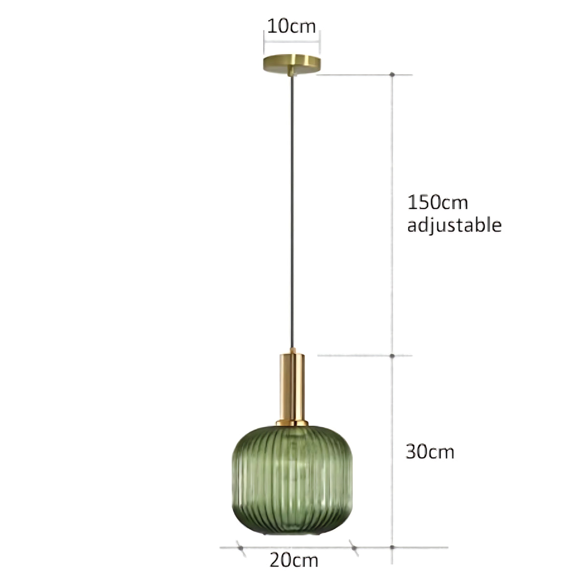 Retro Suspension Verre Bouteille — Cuisine