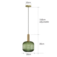 Retro Suspension Verre Bouteille — Cuisine