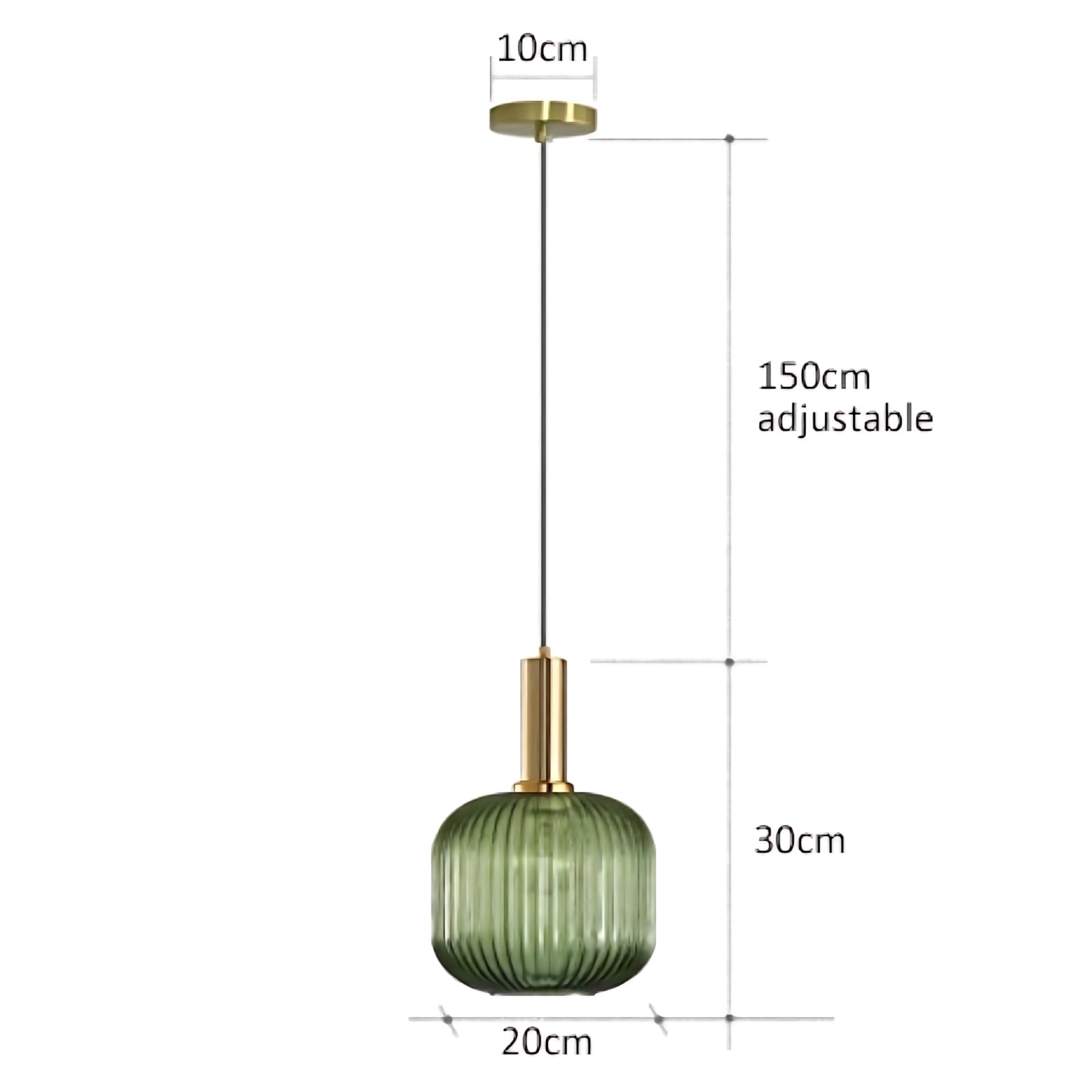 Retro Suspension Verre Bouteille — Cuisine