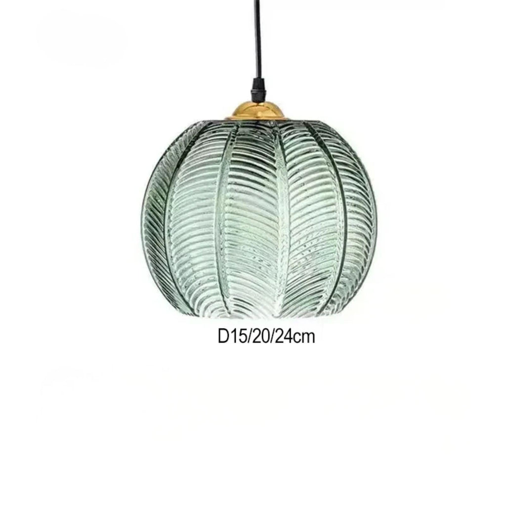 Suspension luminaire verre cuisine art déco nordique — Nora — photo 10