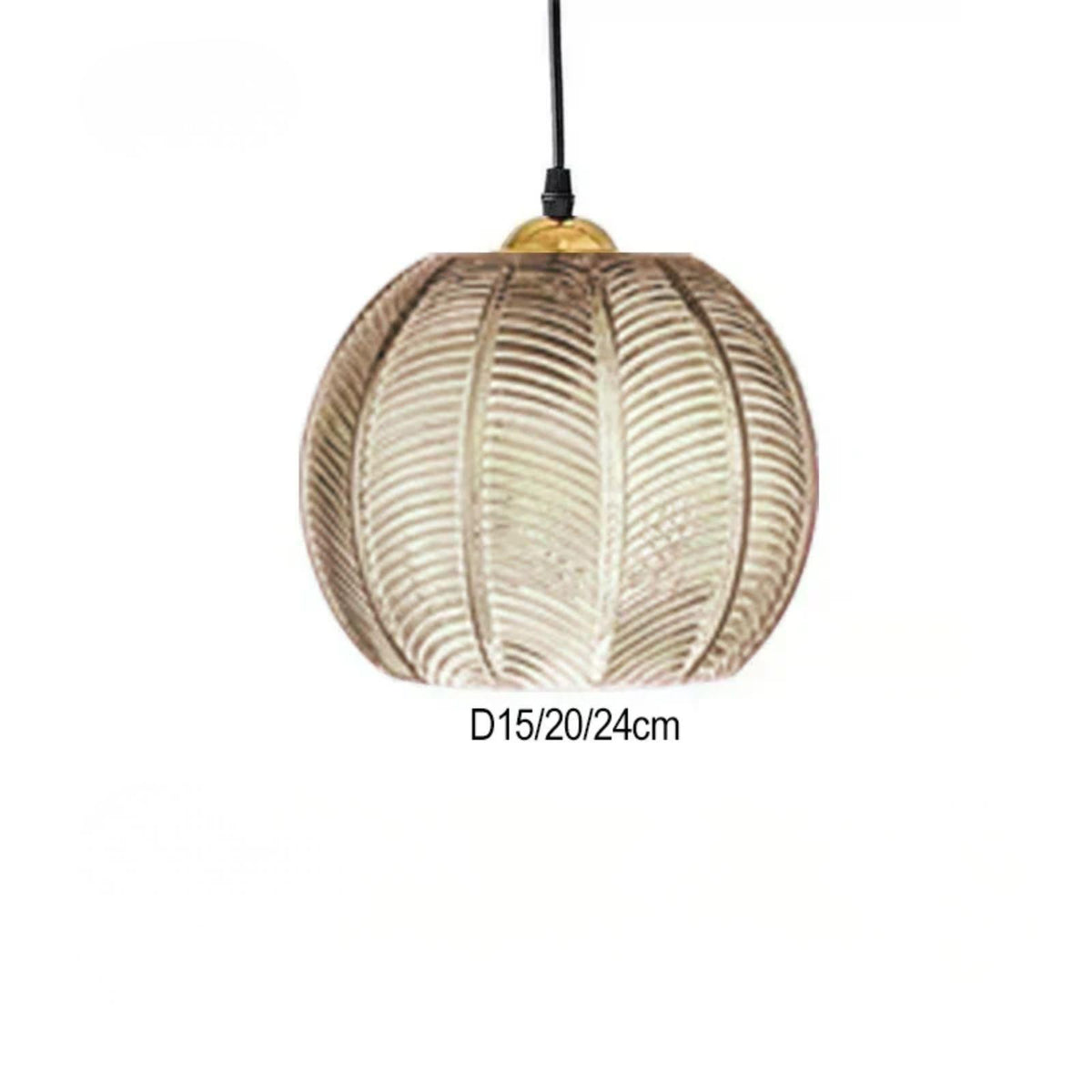 Nora Suspension Verre Art Déco — Cuisine