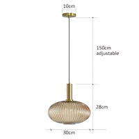 Suspension luminaire verre bouteille vintage cuisine — Retro — photo 10