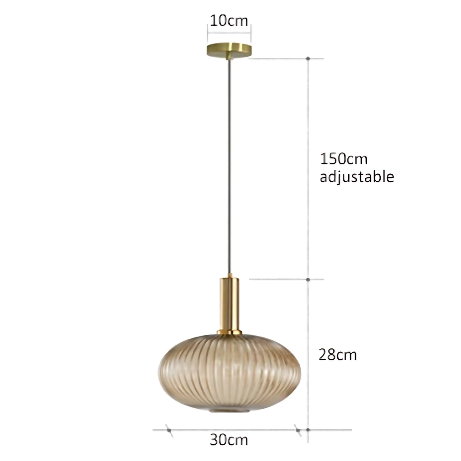 Suspension luminaire verre bouteille vintage cuisine — Retro — photo 10