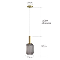 Retro Suspension Verre Bouteille — Cuisine