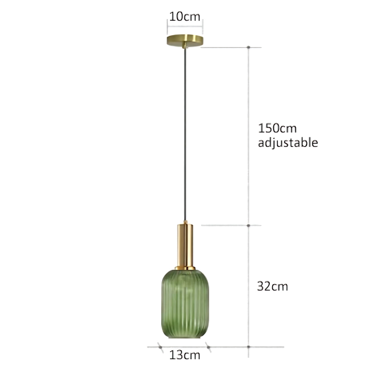 Retro Suspension Verre Bouteille — Cuisine
