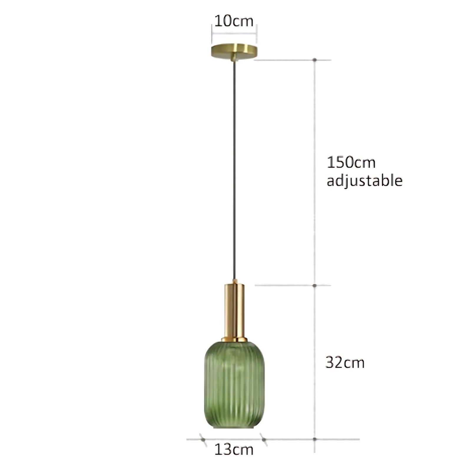 Retro Suspension Verre Bouteille — Cuisine