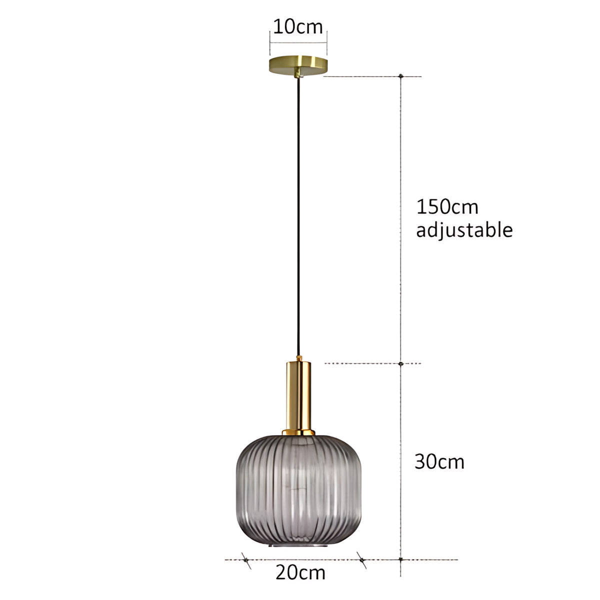 Retro Suspension Verre Bouteille — Cuisine