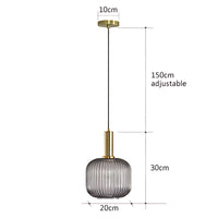Retro Suspension Verre Bouteille — Cuisine