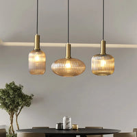 Suspension luminaire verre bouteille vintage cuisine — Retro — photo 5