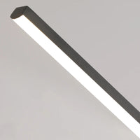 Suspension luminaire métal noir LED linéaire 100cm — Vexa — photo 8