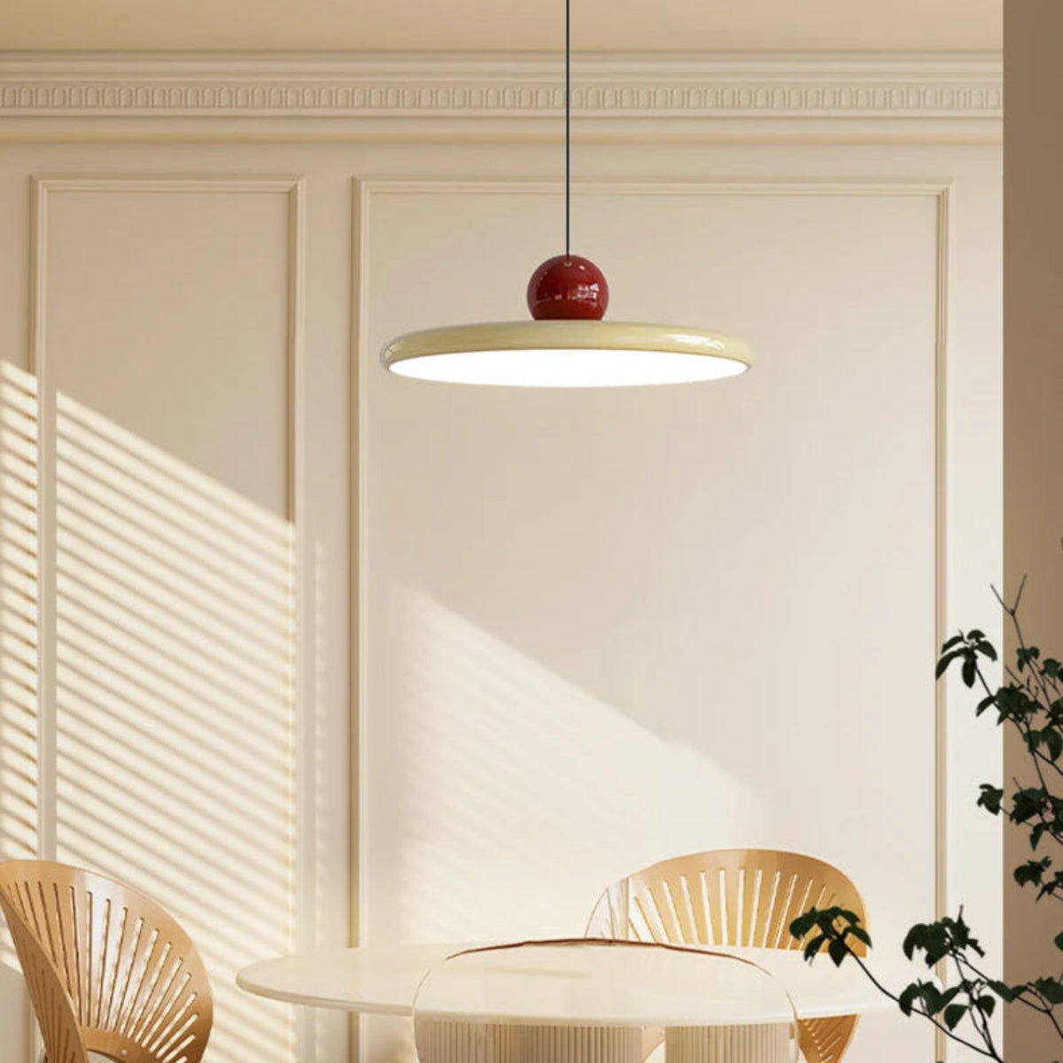Suspension luminaire métal dôme cuisine minimaliste — Disco — photo 9