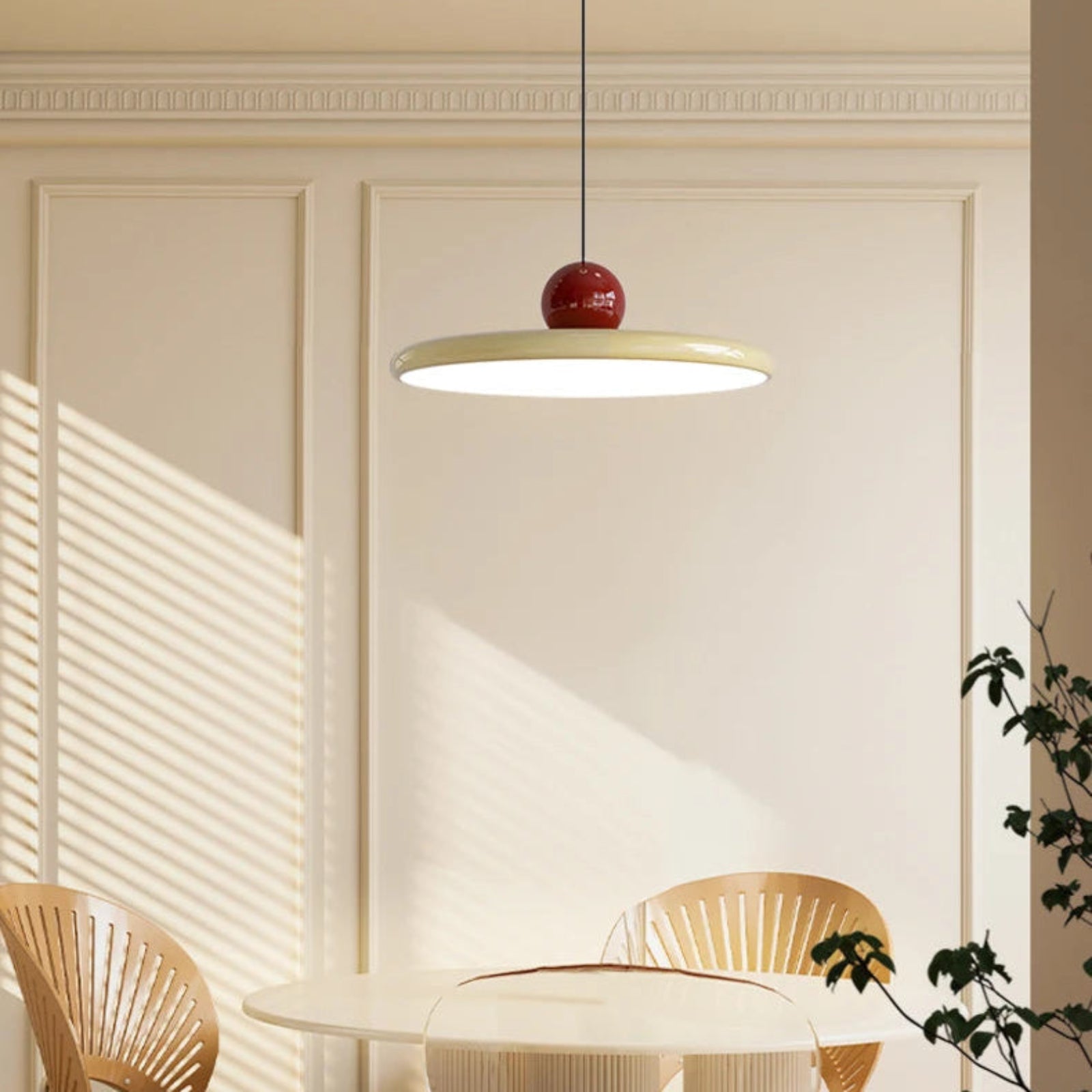 Suspension luminaire métal dôme cuisine minimaliste — Disco — photo 9