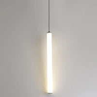 Suspension luminaire tube LED linéaire chambre 40cm — Nyla — photo 10