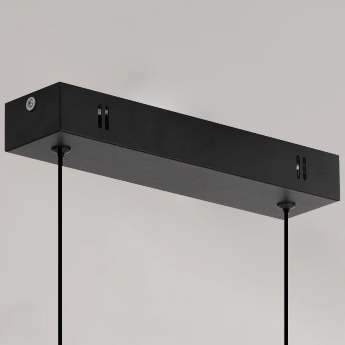 Suspension luminaire métal noir LED linéaire 100cm — Vexa — photo 9