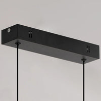 Suspension luminaire métal noir LED linéaire 100cm — Vexa — photo 9