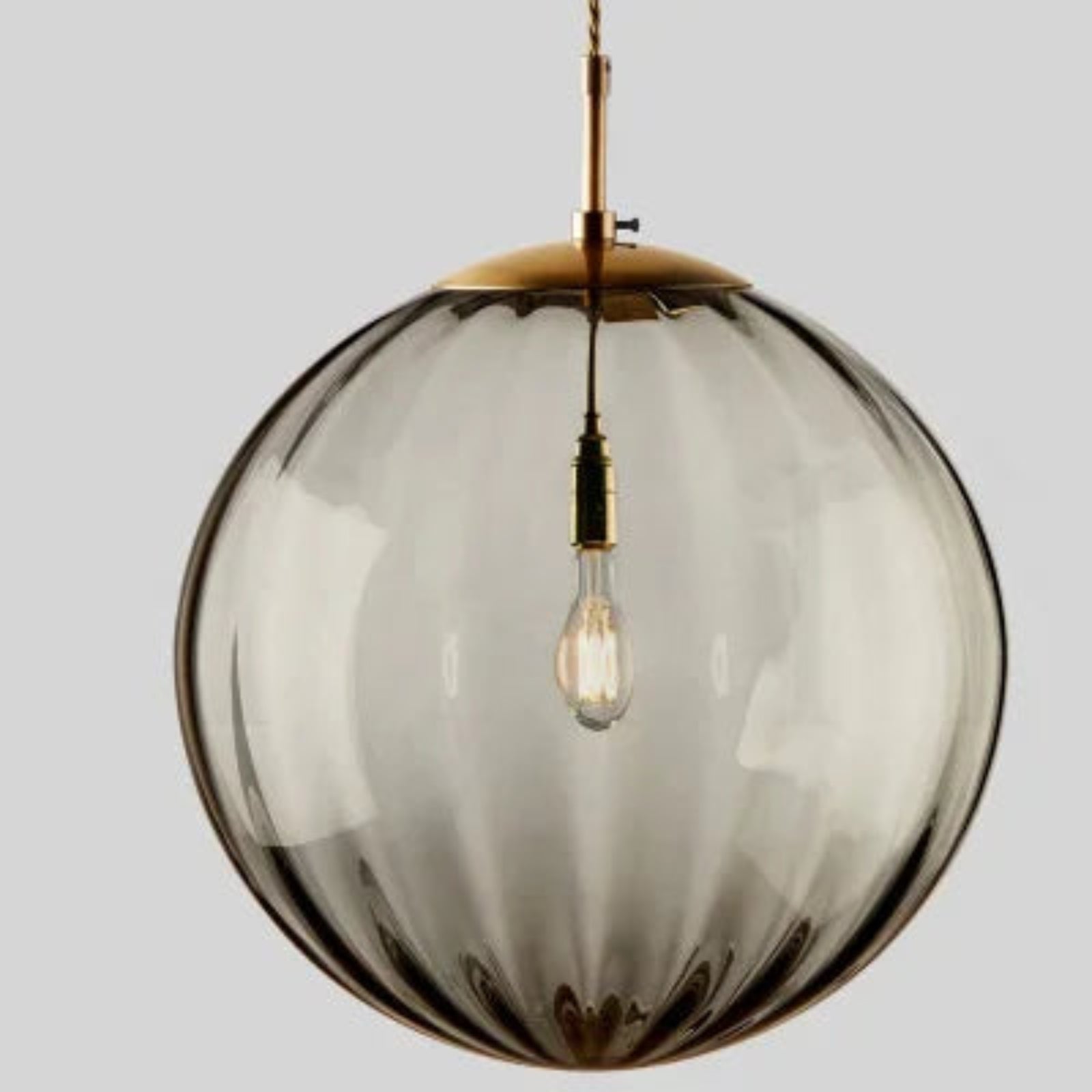 Suspension luminaire verre boule multicolore nordique — Bella — photo 9