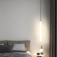 Suspension luminaire tube LED linéaire chambre 40cm — Nyla — photo 2