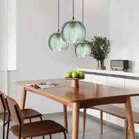 Suspension luminaire verre cuisine art déco nordique — Nora — photo 6