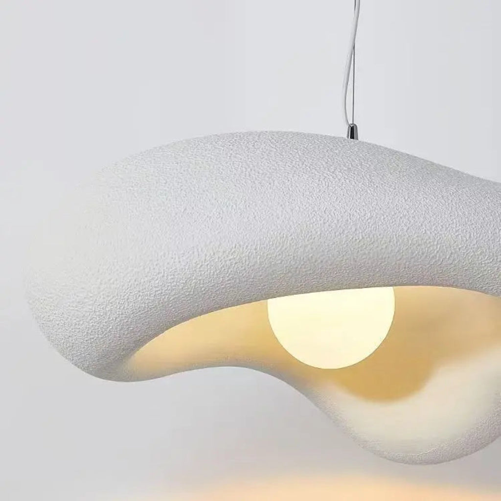 Suspension luminaire sculpturale wabi-sabi salon — Nuage — photo 5