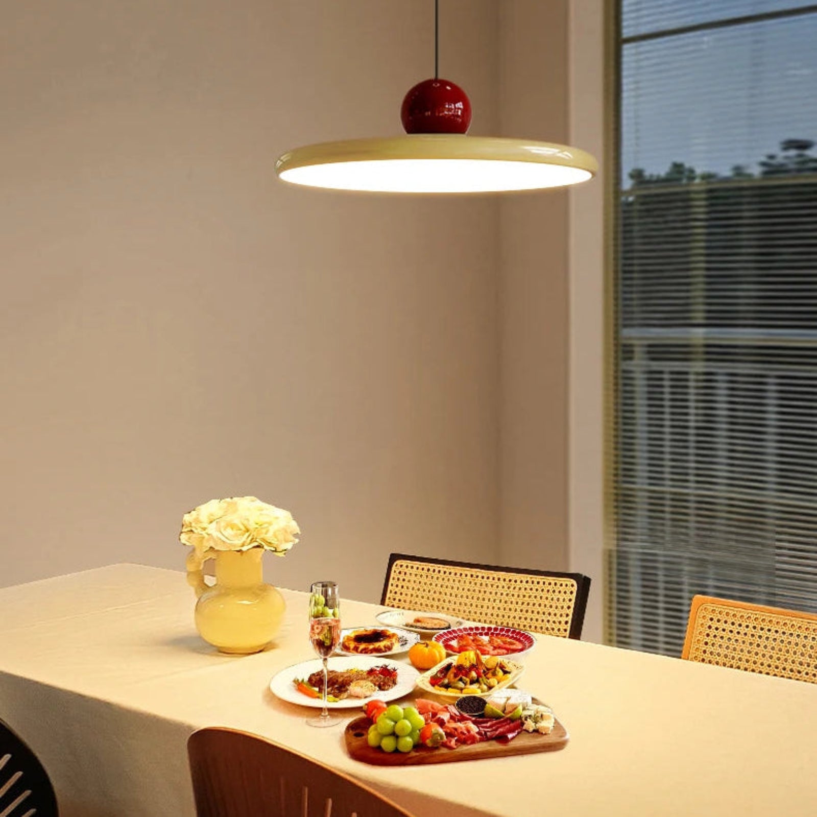 Suspension luminaire métal dôme cuisine minimaliste — Disco — photo 4
