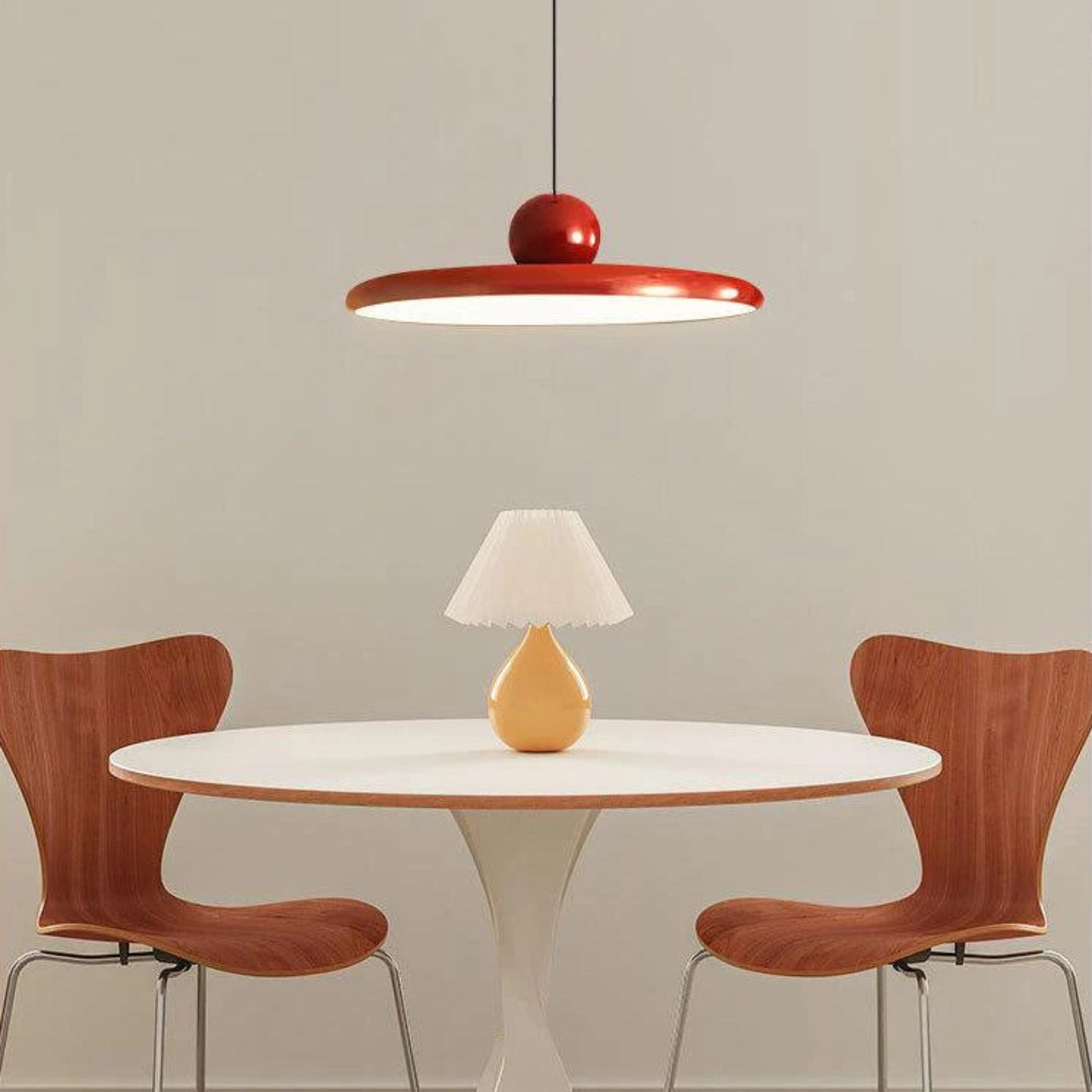 Suspension luminaire métal dôme cuisine minimaliste — Disco — photo 7