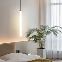 Suspension luminaire tube LED linéaire chambre 40cm — Nyla — photo 5