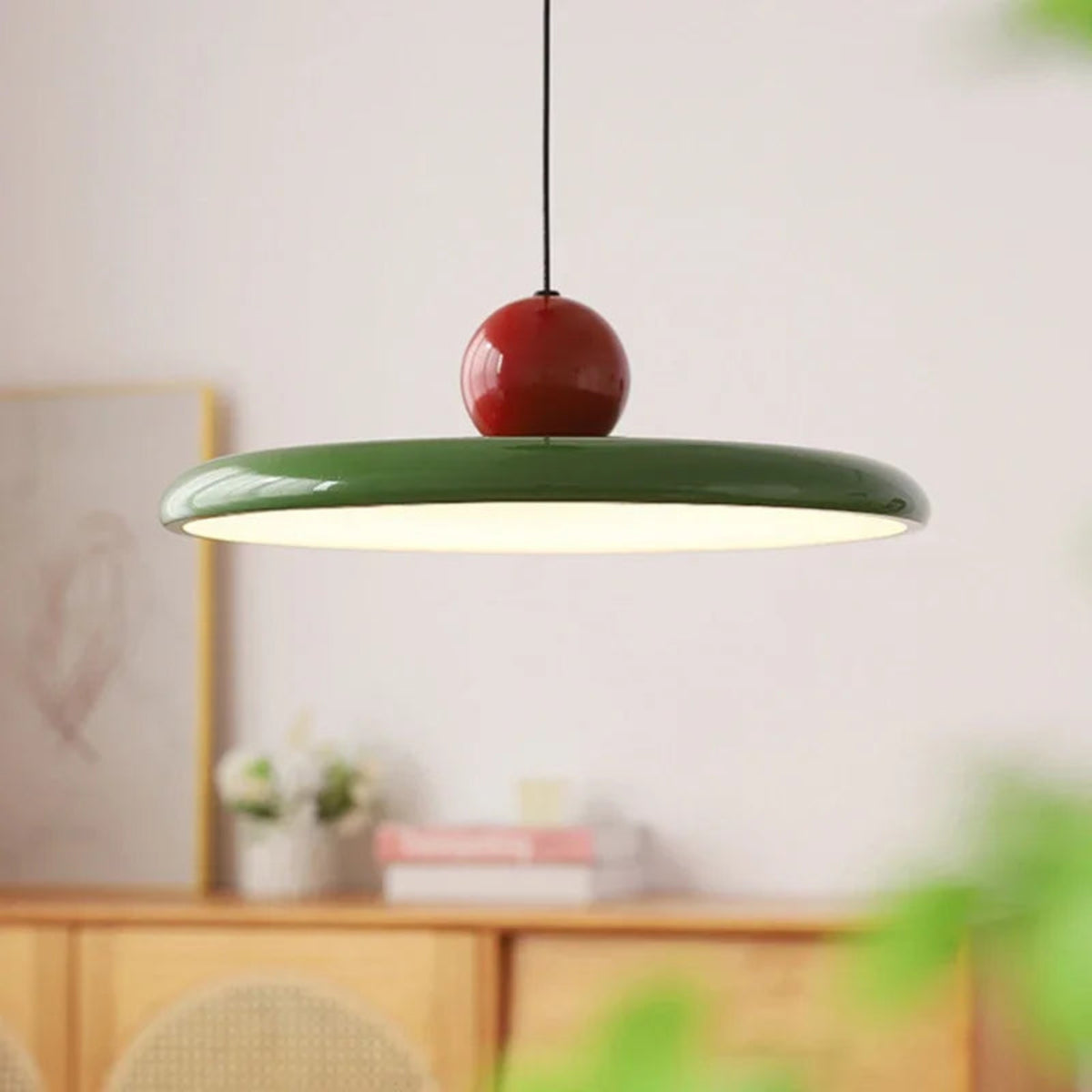 Suspension luminaire métal dôme cuisine minimaliste — Disco — photo 6