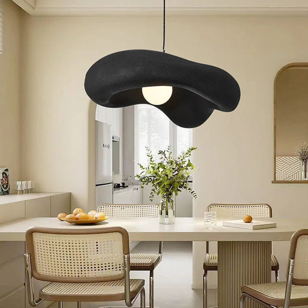 Suspension luminaire sculpturale wabi-sabi salon — Nuage — photo 2