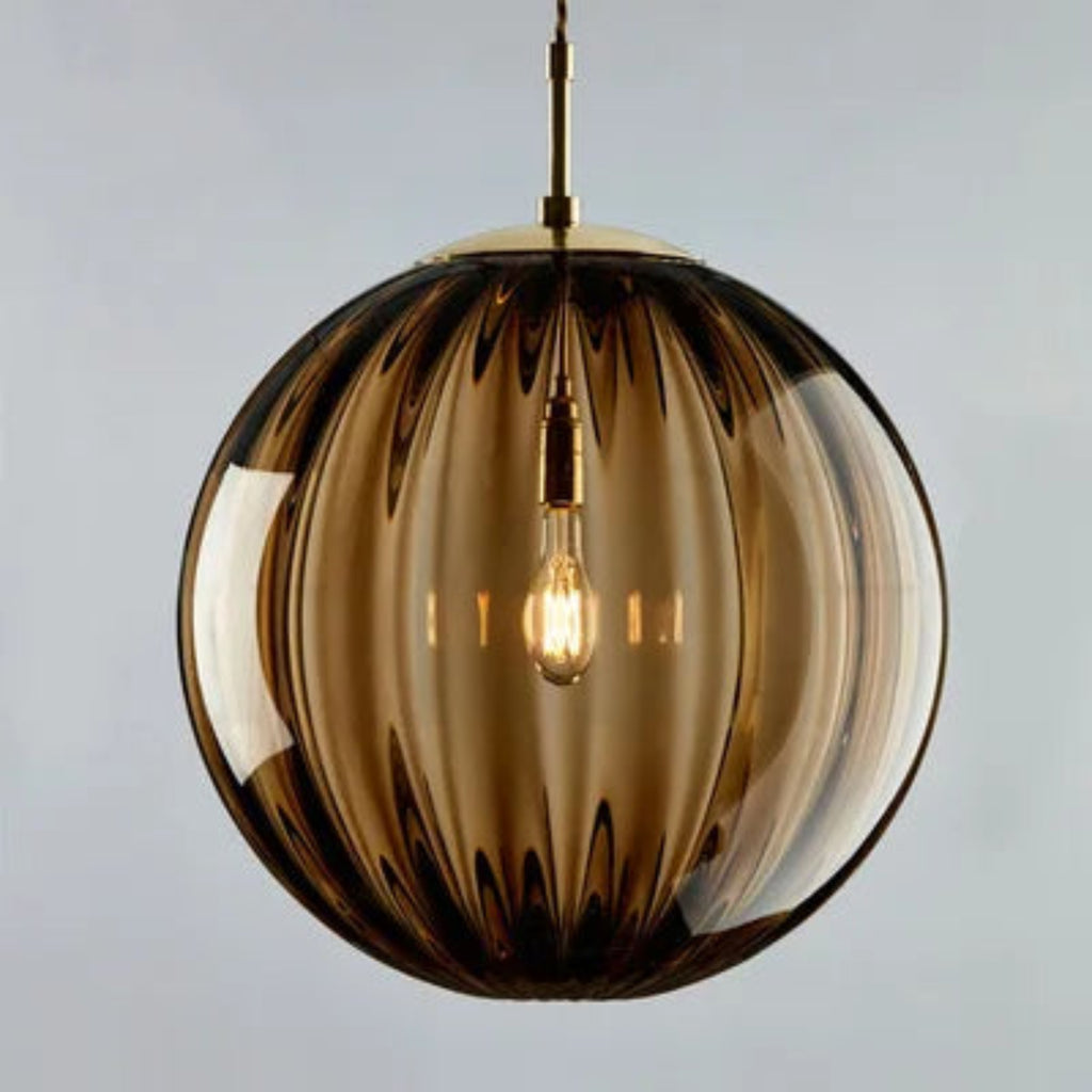 Suspension luminaire verre boule multicolore nordique — Bella — photo 10
