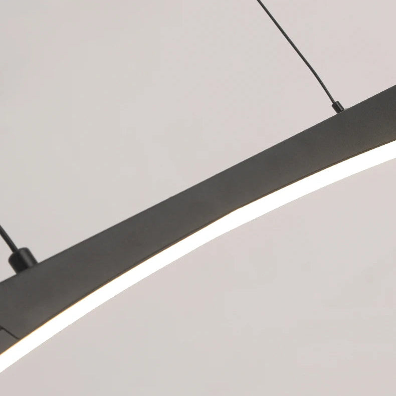 Nyra Suspension Métal LED Courbe — Cuisine